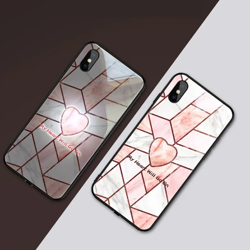 X-it Smart LED светящийся чехол для телефона Apple iPhone X XS XR MAX 6 6S 7 8 Plus чехлы задняя крышка