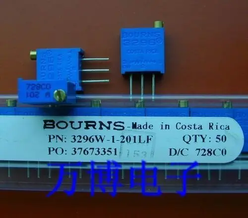 20PCS/50PCS United States BOURNS precision adjustable 3296W-502 5K adjustable resistor series FREE SHIPPING
