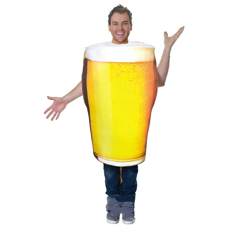

2019 Carnival Costume Beer Festival German Beer Costumes Men Oktoberfes Halloween Funny Costume Bavarian Beer Cup Cosplay