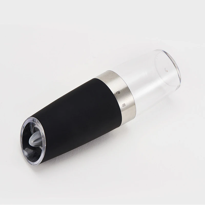 Gravity Electric Pepper Grinder Automatic Battery Powered Salt Mill Adjustable Coarseness with LED Light Kitchen Use LORS889 | Дом и сад