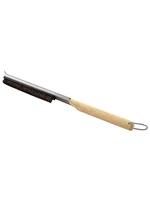 pizza oven cleaning brush wooden long handle pizza scraper household bbq grill oven cleaning brush kitchen clean favorable