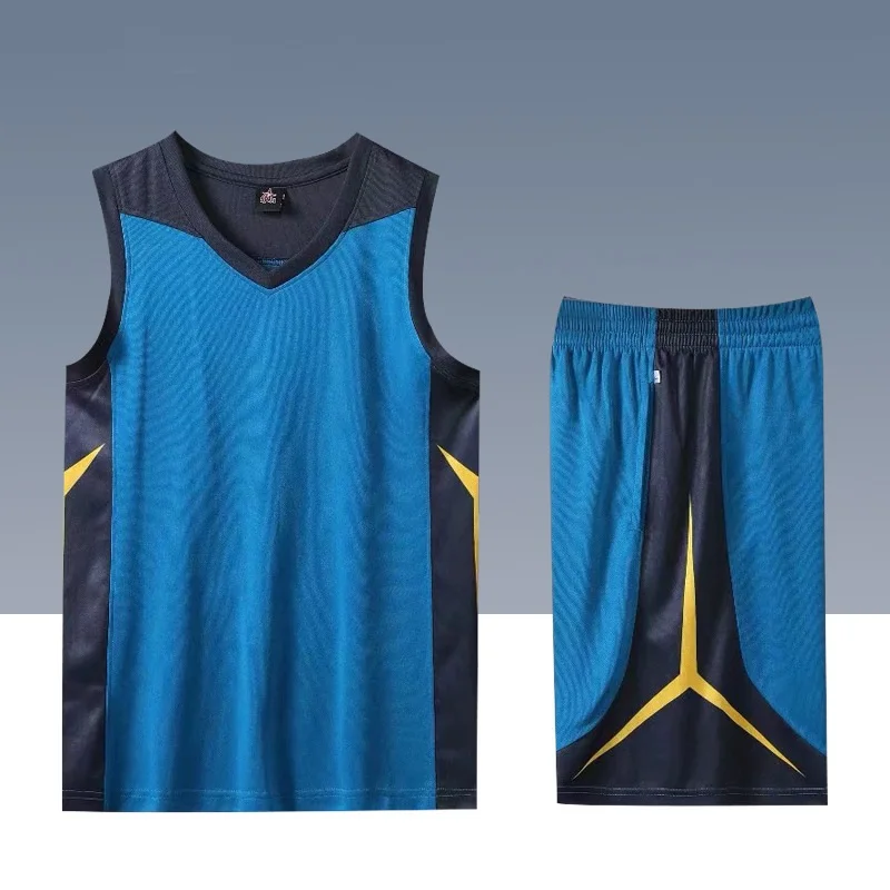 Набор мужских баскетбольных трикотажных изделий униформа для баскетбола