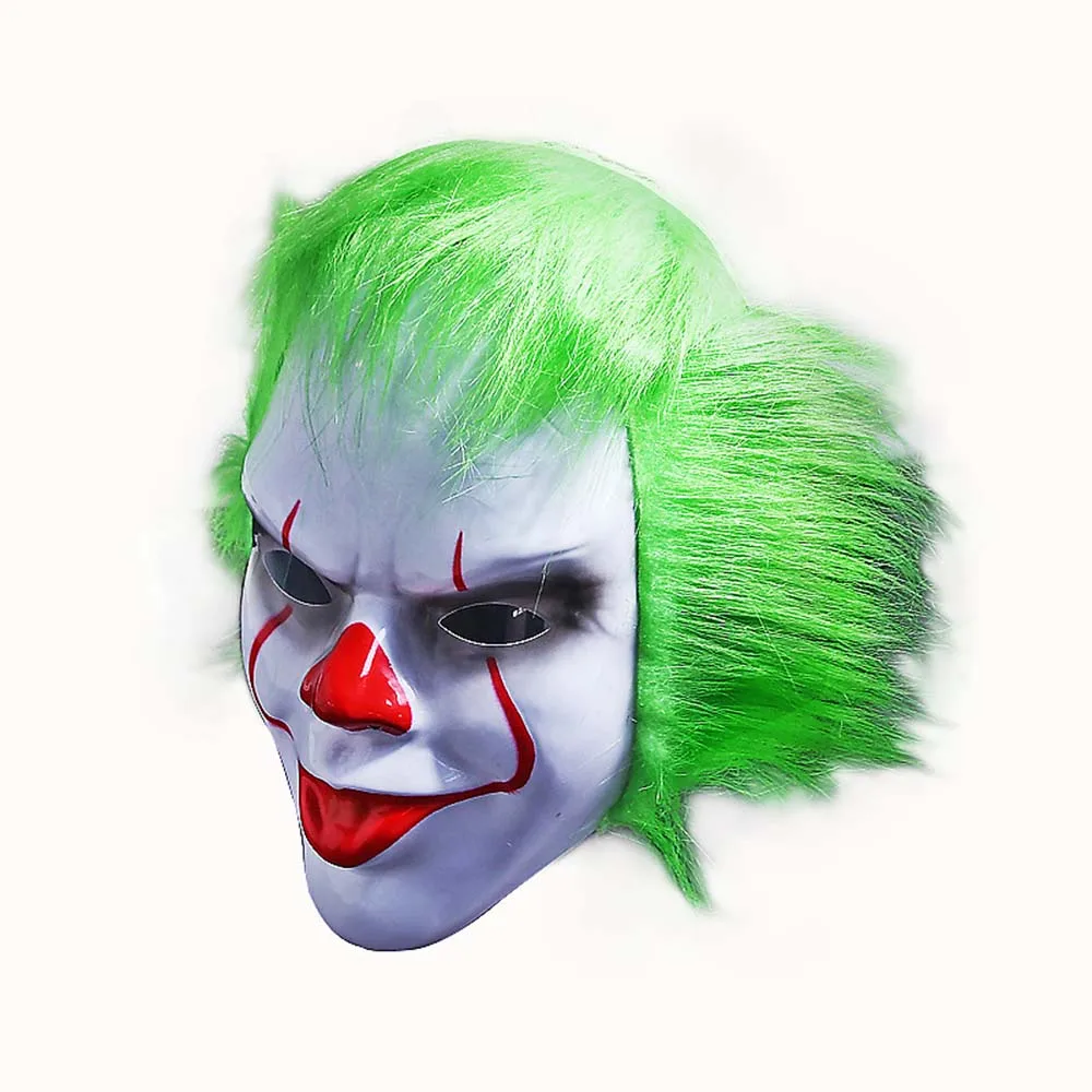 Новые забавные маски клоуна из фильма ужас Джокер для женщин и мужчин косплея