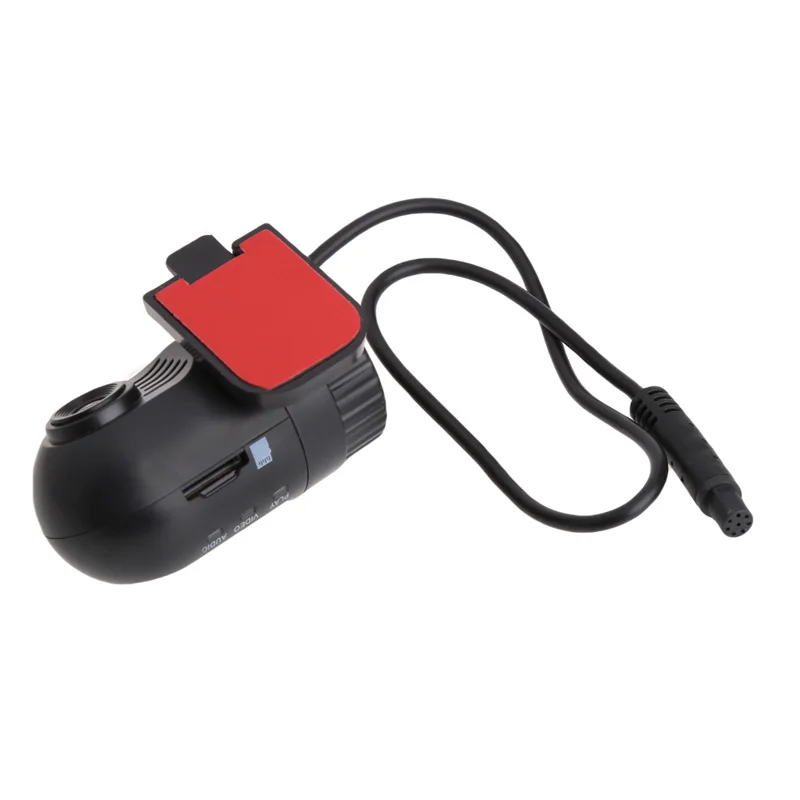Автомобильный мини-детектор DVR HD 720P 30 FPS с широкоугольным объективом 120 градусов