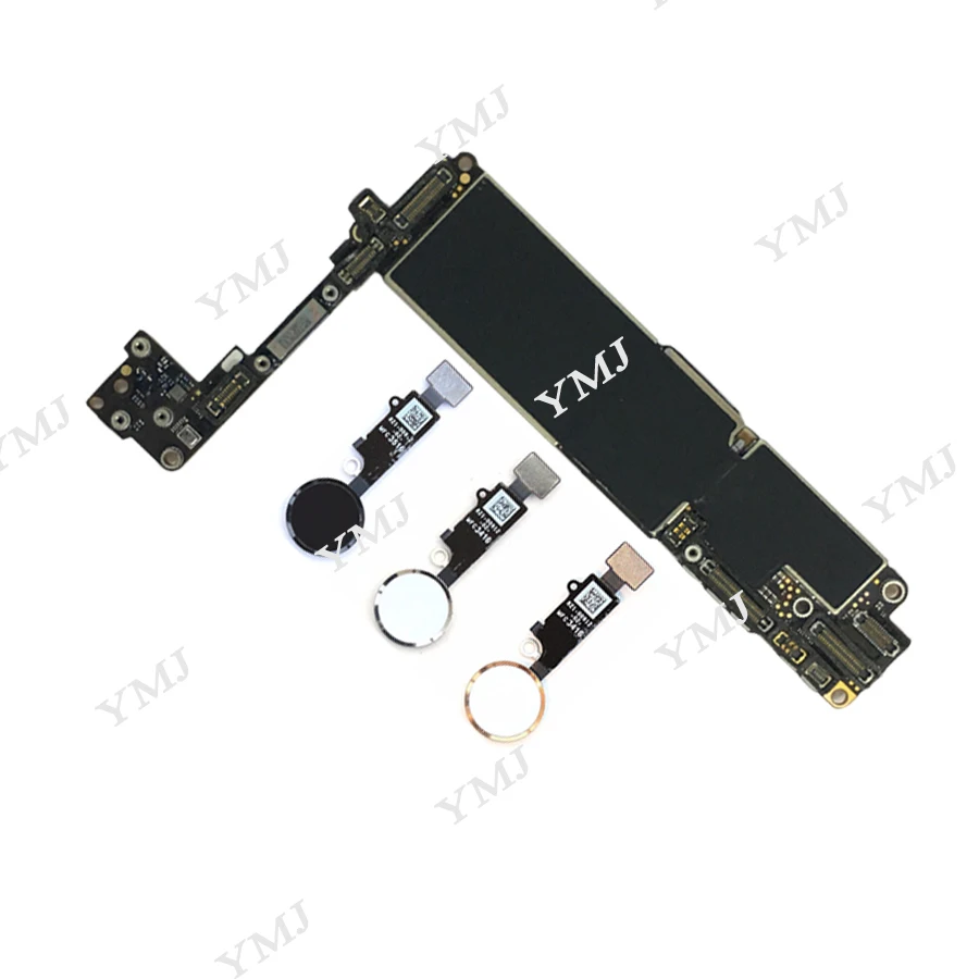 100% разблокированная Логическая плата для iPhone 8 оригинальная материнская с/без Touch