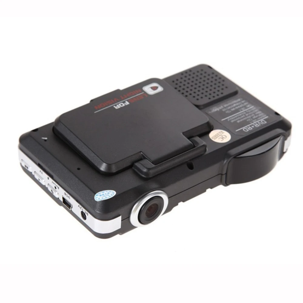 Автомобильный радар детектор Flip Type 3 в 1 GPS трекер 2 0 дюйма DVR камера с тахографом