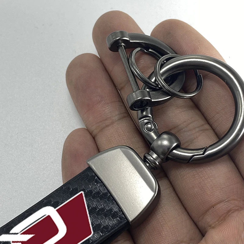 

Car Accessories Carbon fiber texture Leather Car Key Chain key Rings For Audi A5 A4 B8 B6 B7 B5 A3 Q7 Q5 A1 A6 C5 C6 Tt Q3 Sline