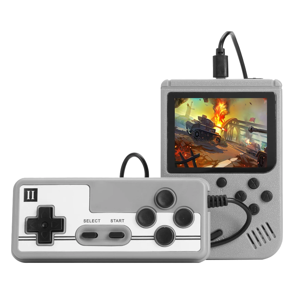 

Portable Handheld Game Console Build in 500 Classic Video Games Mini Retro Gamepad Kids Adults Presents With Controller