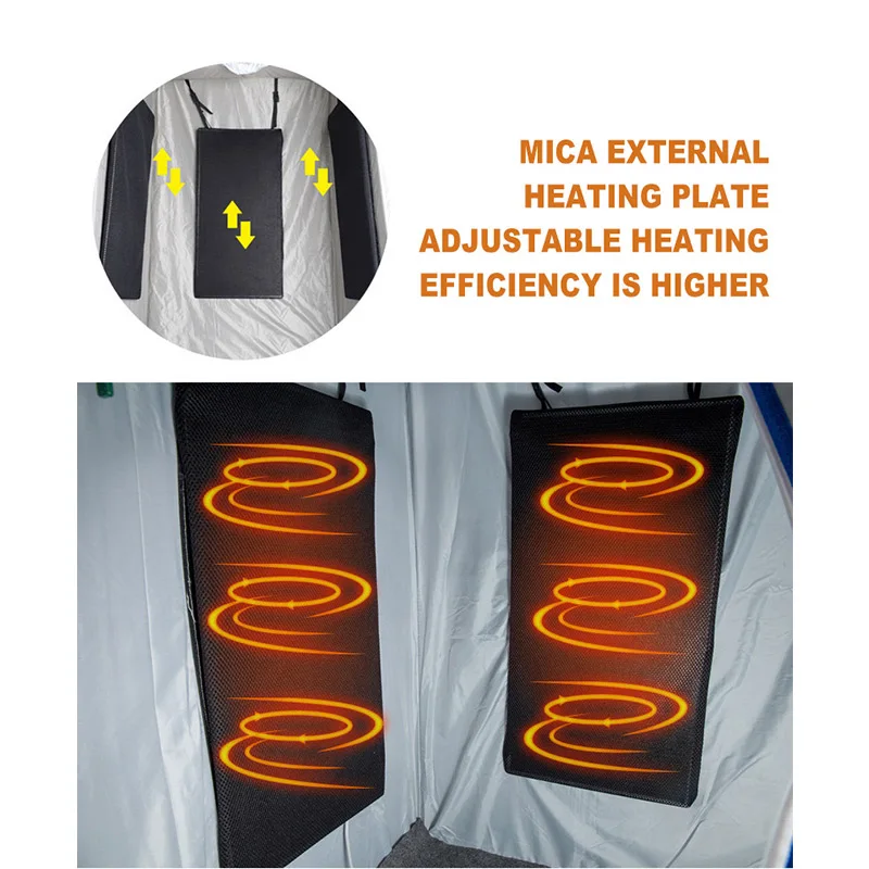 Бытовая коробка для парения Складная портативная сауна дальняя инфракрасная