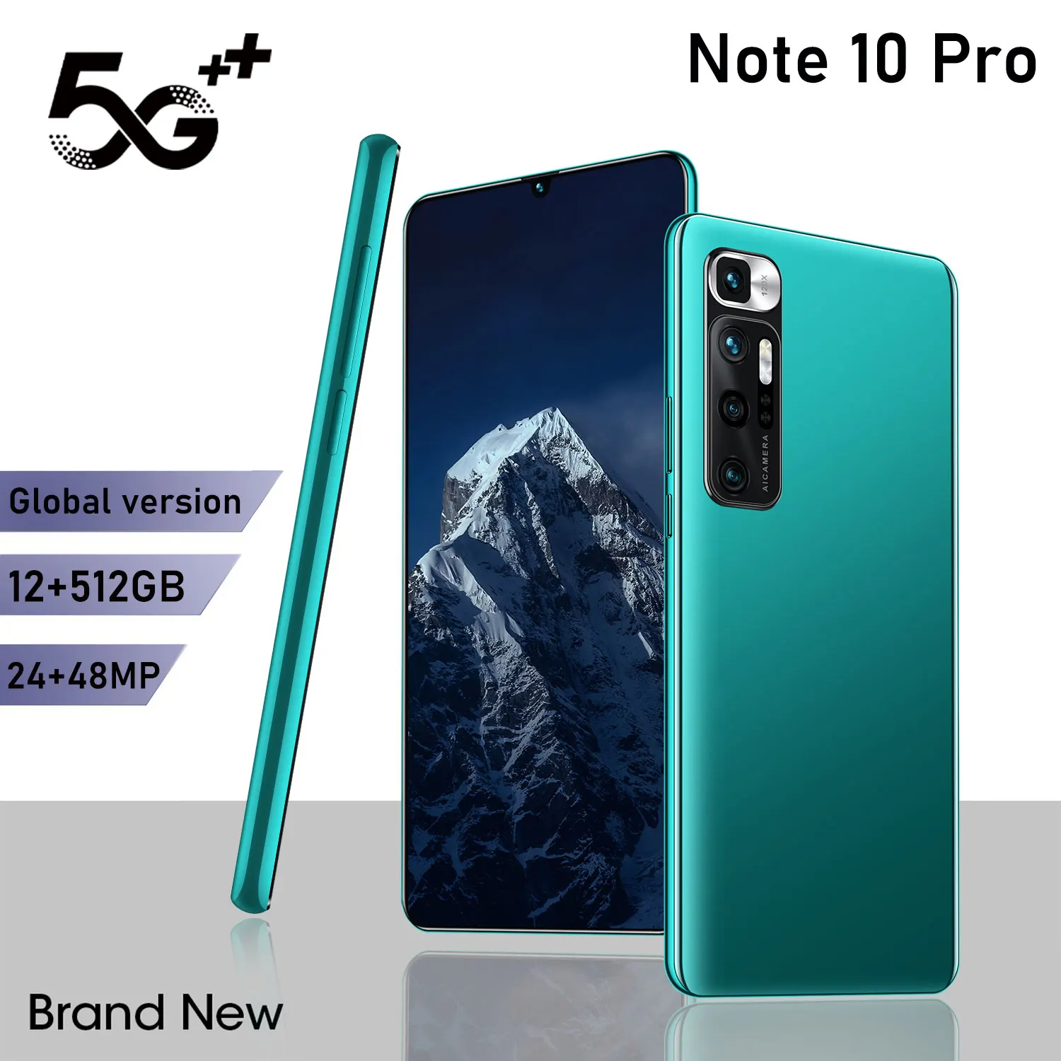 

Note 10 Pro Cell Phone 12GB+512GB Smart Phone 6.26 Network Mobile Phones Android10 5000mAh CellPhone Dual SIM Smartphone 10Core