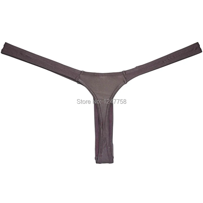 Нижнее белье мужское с низкой посадкой стринги трусы танга карманом микро шорты