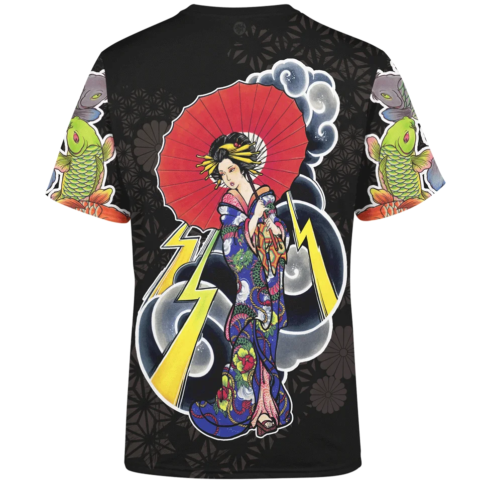 

Мужская Повседневная футболка с 3D-принтом Анубис гейши, футболки в стиле Триппи для Хэллоуина в стиле хип-хоп, летние футболки в стиле Харад...