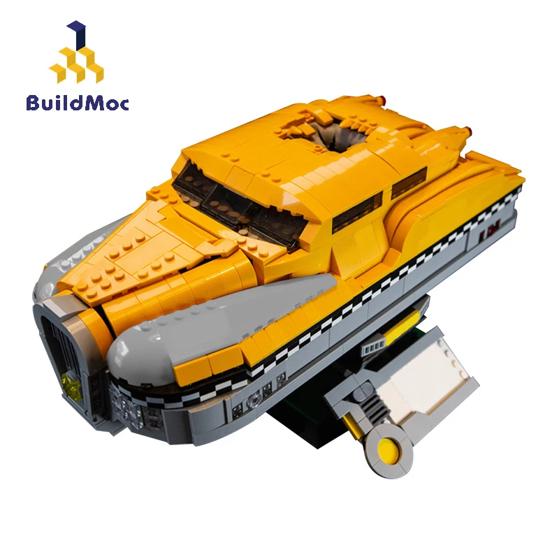 

BuildMoc Technician Car MOC Technical Car Model Movie Flying Taxi Spaceship Building Blocks Bricks Toy For Children Gift
