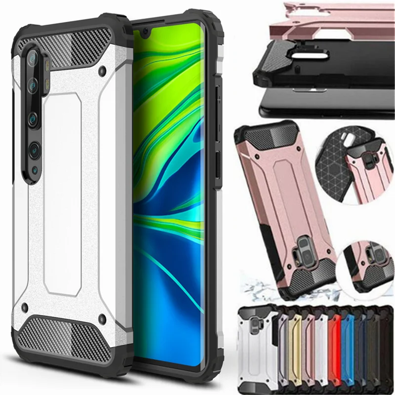 Противоударный чехол для Xiaomi Mi CC9 CC 9 Pro жесткий резиновый из поликарбоната