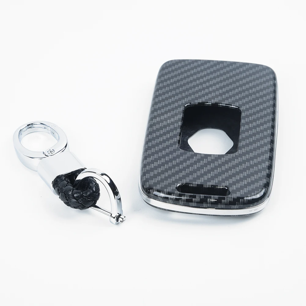1 шт. Твердый чехол для ключей из углеродного волокна брелок Renault Kadjar 2016 2020 /Megane