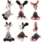 Веселая игрушка для домашних животных, форма осла, Вельветовая жевательная игрушка для собак, пищалка для щенков, пищалка, плюшевая косточка, молярная собака, игрушка, аксессуары для домашних животных