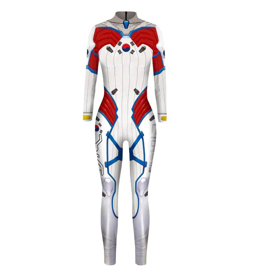 Style 4 Черная Лилия Аниме игра карнавальные костюмы комбинезоны D. VA зентай спандекс комбинезон из лайкры Хэллоуин Карнавальный Костюм - Цвет: Style 4