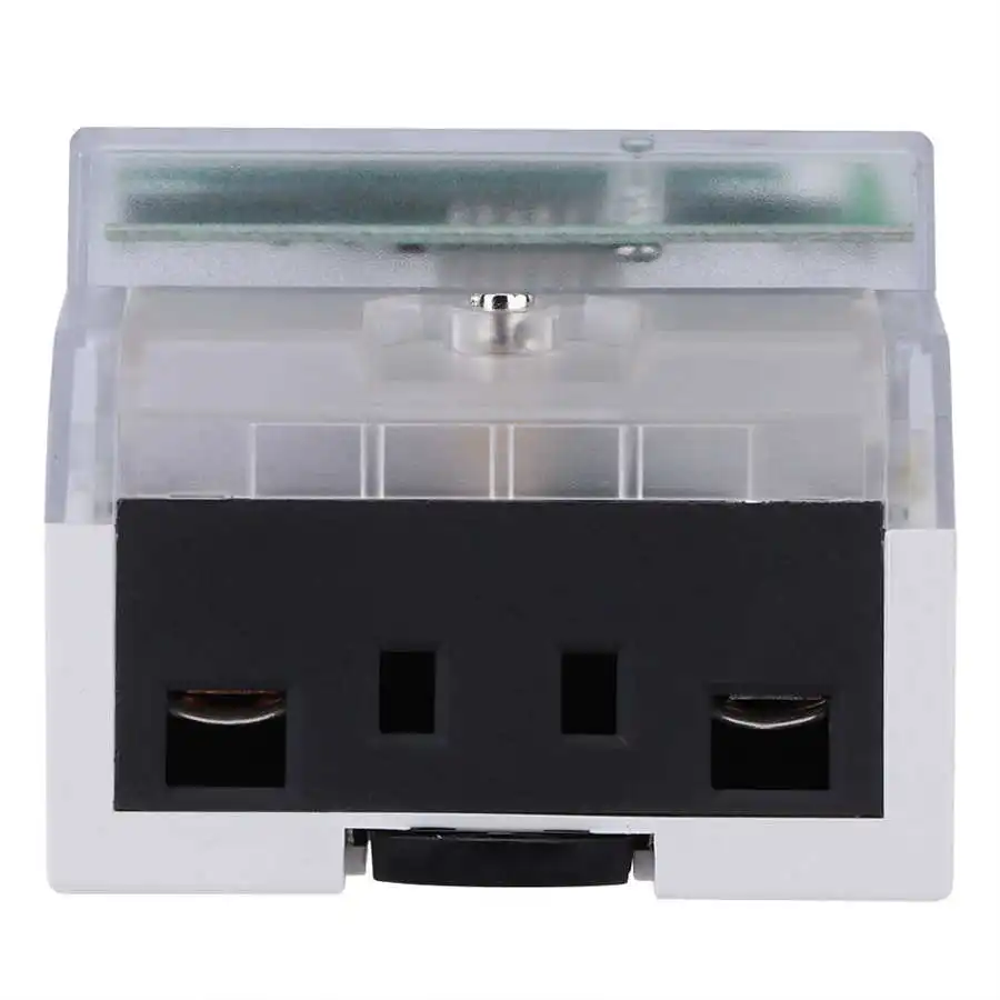 Однофазный счетчик энергии на din рейке 4P LCD Электрический с прозрачной крышкой