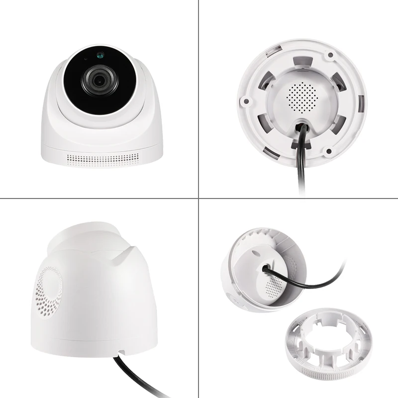 POE 3MP IP Camera Audio 3Array LED Night Vision Security Indoor Dome with H.265 ONVIF For NVR CCTV System Video Surveillance |