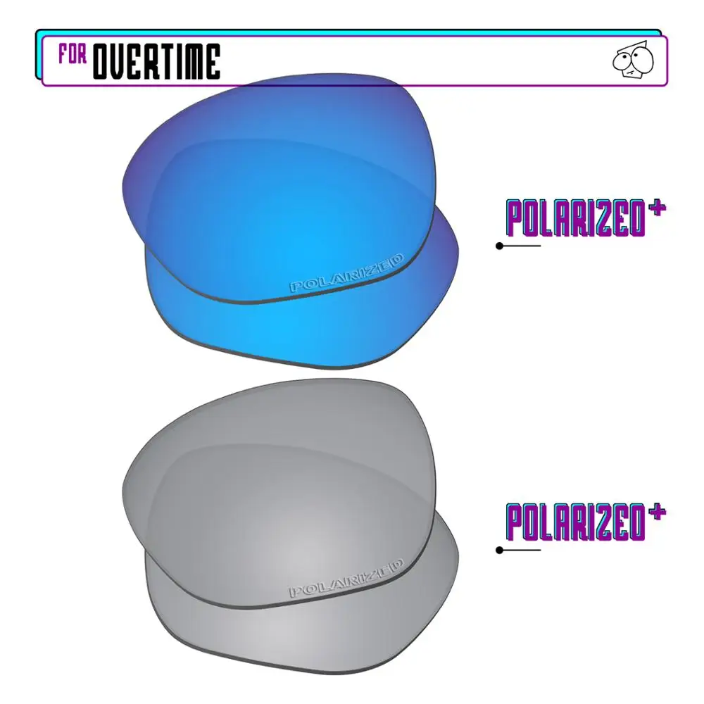 

Поляризованные Сменные линзы EZReplace для солнцезащитных очков Oakley Overtime-Sir P Plus-BluePPlus