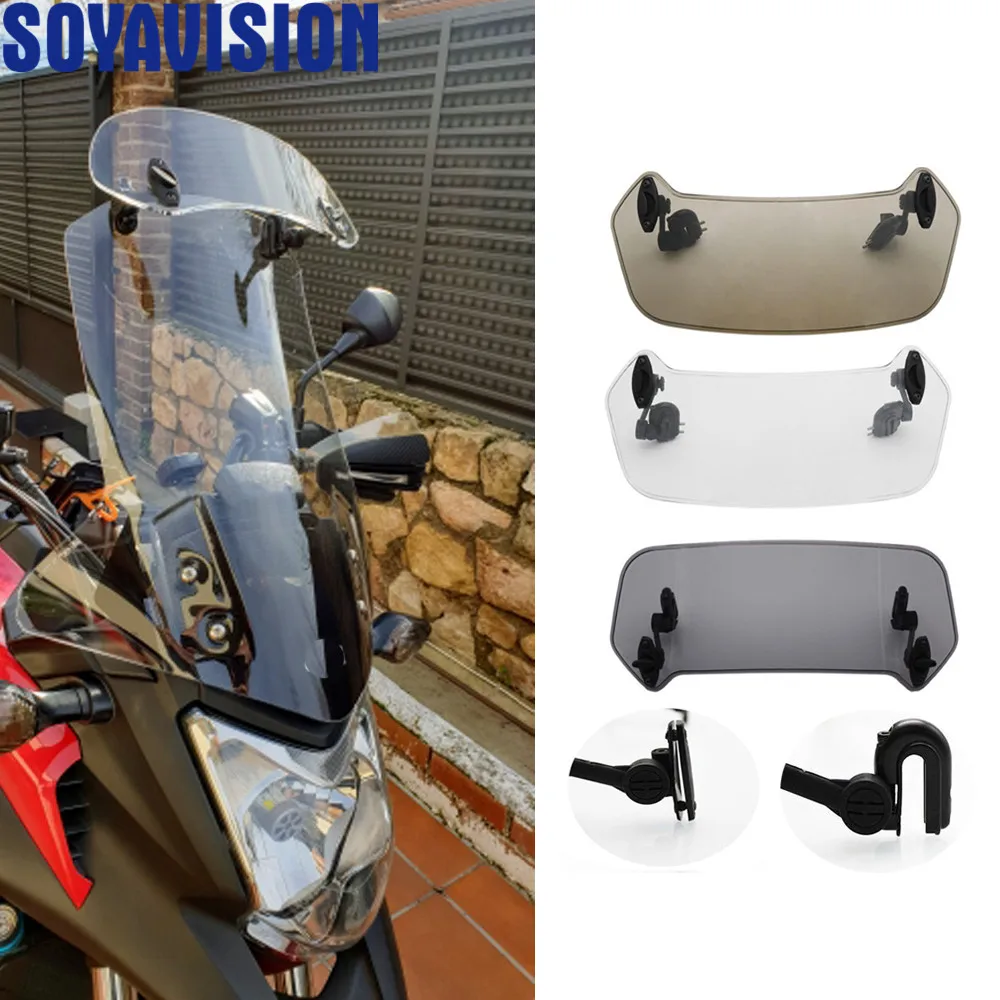 Регулируемый кронштейн для ветрового стекла мотоцикла дефлектор BMW Honda Suzuki Yamaha