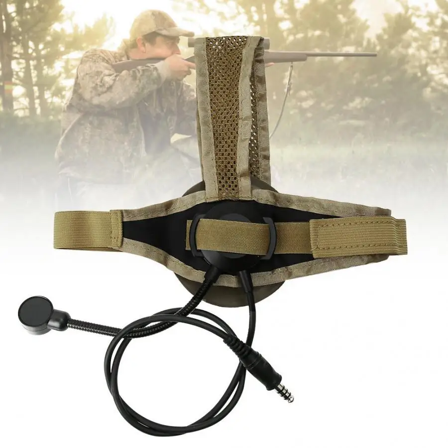 Профессиональная пластиковая односторонняя гарнитура с регулируемой повязкой