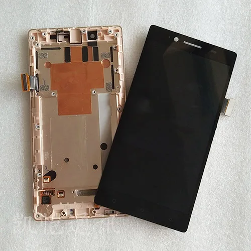 With Frame Lcd Display For GiONEE Elife E8 GN9008 Touch Screen Digitizer Glass Panel Glass Sensor Replacement Assembly Module Complete - Цвет: With Frame