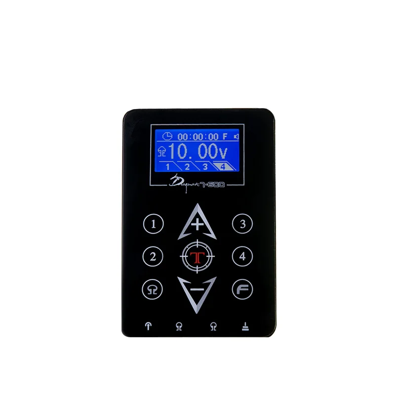 Newly Tattoo Power Supply LCD touchpad 4 Preset voltage memory Timer Function T-600 Free Shipping