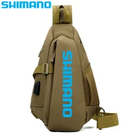 daiwa fishing tackle bag waterproof nylon single shoulder backpack hand chest bag outdoor camping hiking huntting