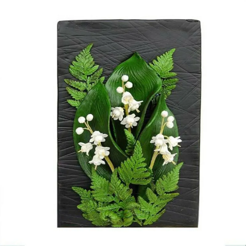 Форма для шоколада искусственная кожа силиконовая форма выпечки в виде листьев