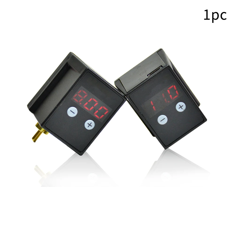 

Adapter Durable Professional Battery Pack With Cable RCA DC Connector Mini Rechargeable LCD Screen Wireless Tattoo Power Supply