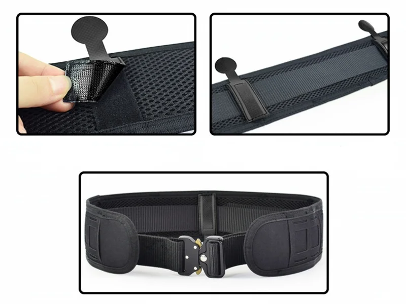 

Military Tactical Belt Metal Buckle Waistband Wargame Paintball Hunting Belts Heavy Duty Training Waist Belt Army Waist Support