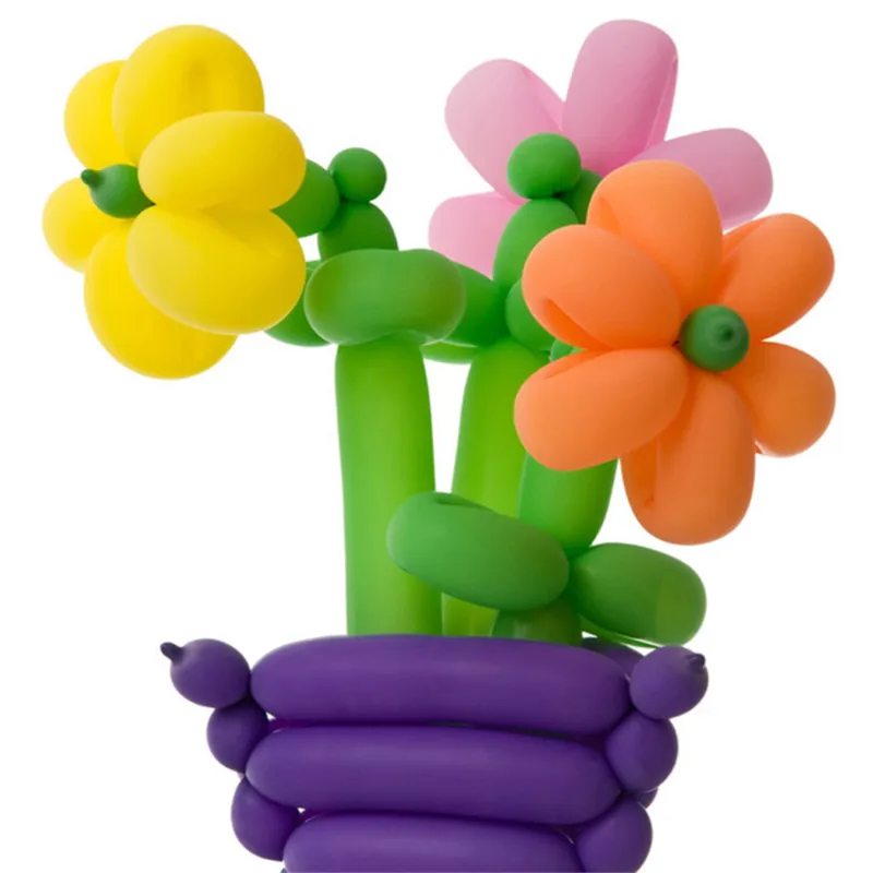 10 шт./пакет длинные животных смешанный цвет завязывание изготовление шары