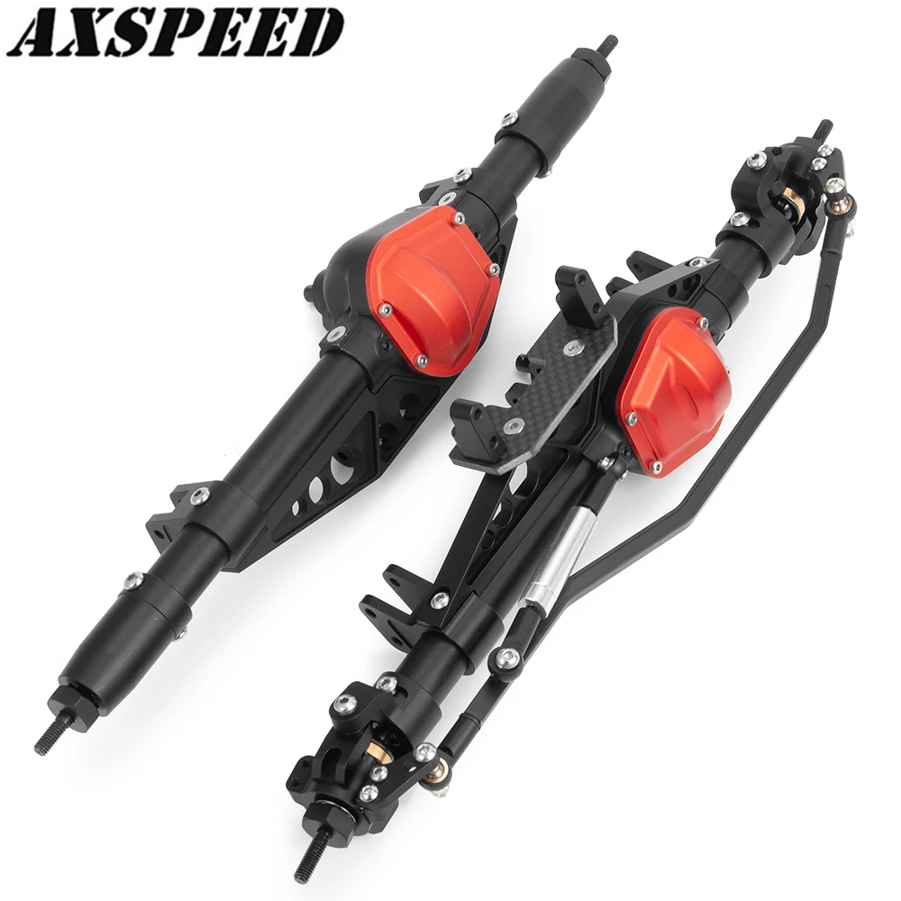 Комплект оси AXSPEED для радиоуправляемого автомобиля передняя задняя прямая