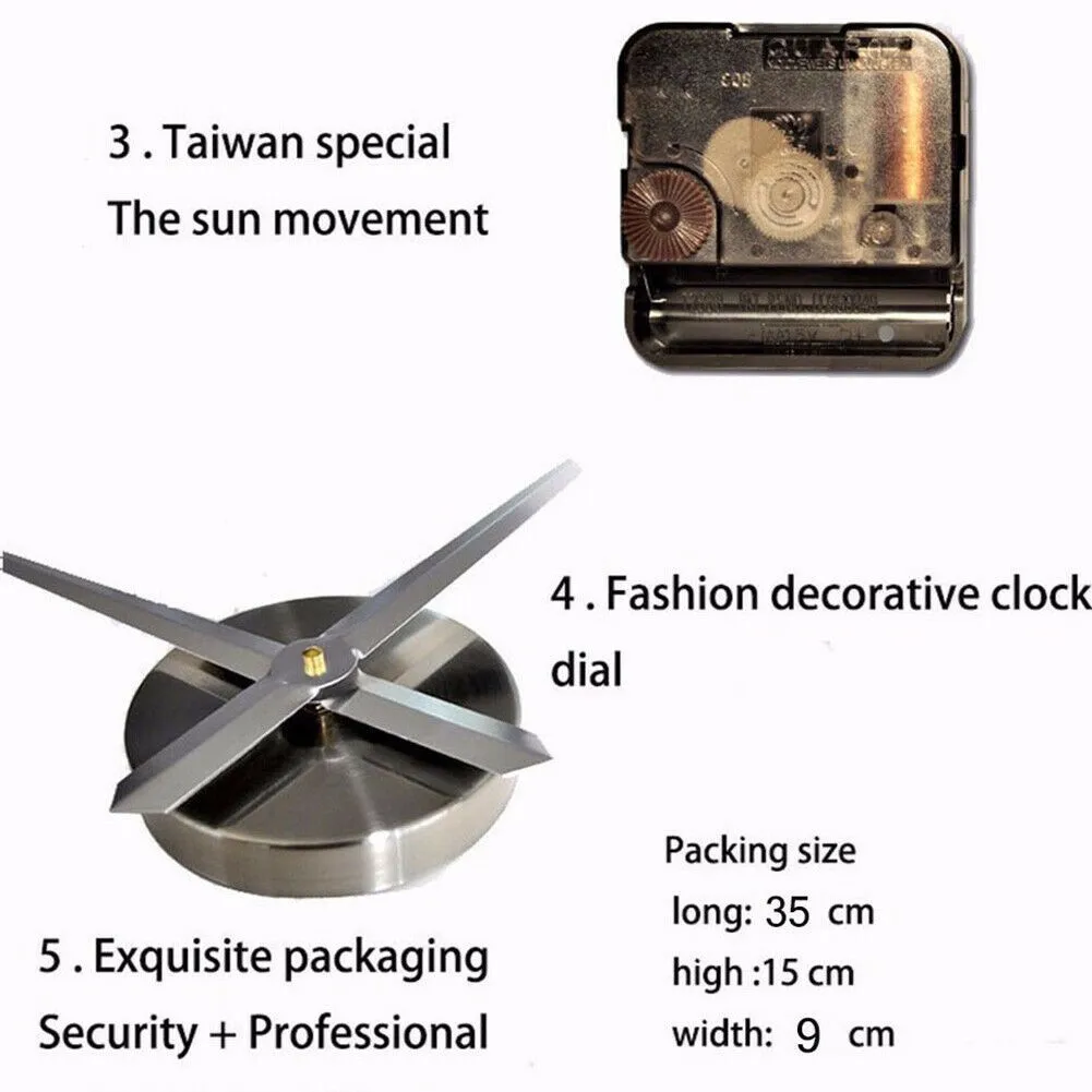 Настенные гигантские часы с зеркальным эффектом бескаркасные большие настенные