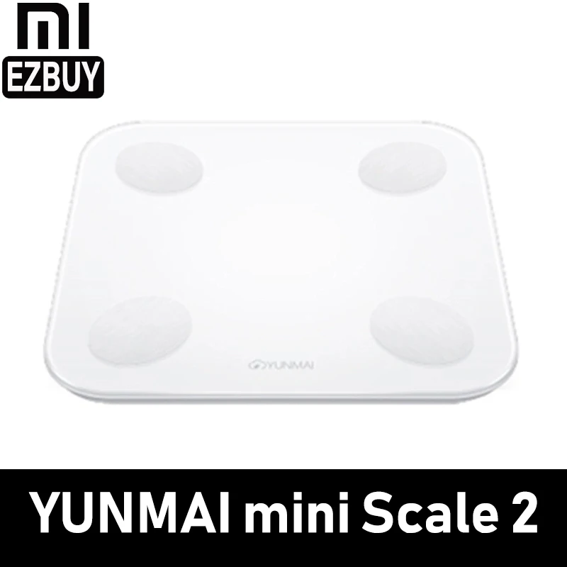 Xiaomi YUNMAI Mini 2 баланс смарт тела жира Вес весы здоровье Цифровой ing английское