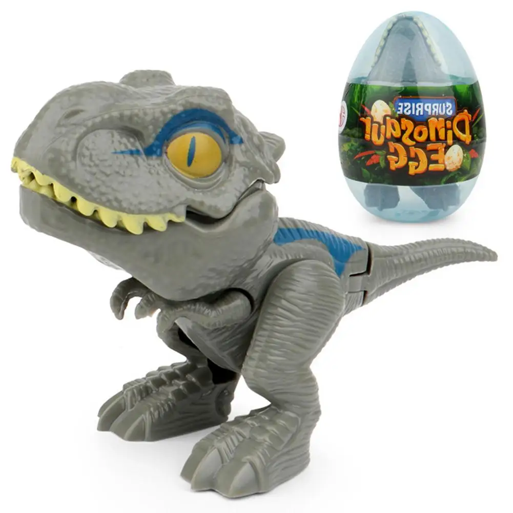 

Funny Dinosaur Eggs Novelty Finger Dinosaur Anime Action Figures Toys Tricky Tyrannosaurus Rex Model Dinosaur Toy Gifts for Boy