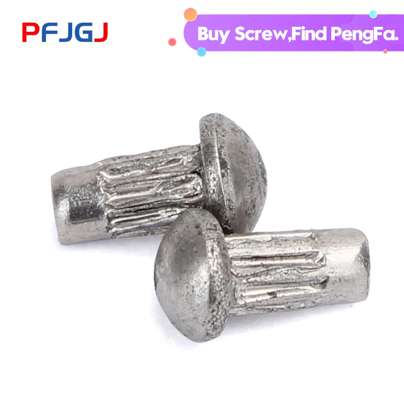 

Peng Fa M2M2.5M3 stainless steel GB827 brand rivet 304 stainless steel semi-circular head rolling rivet