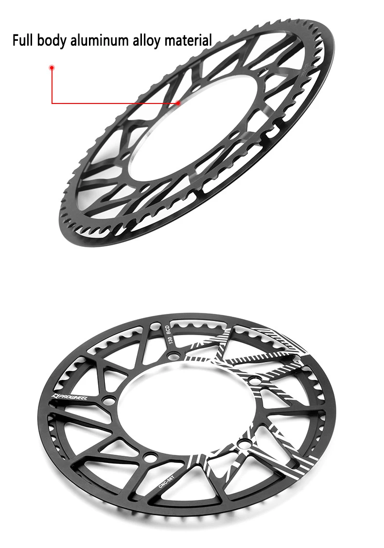Складная велосипедная цепь PROWHEEL 130 BCD складные велосипедные цепи 56/58/60T детали 11s |
