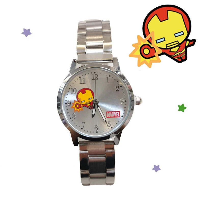 

New cartoon children's student animation Q version stainless steel band watch cute simple jewelry children's gifts souvenirs