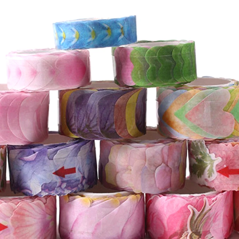 Милые наклейки с цветком сакуры лепекоствая лента сделай сам милые для