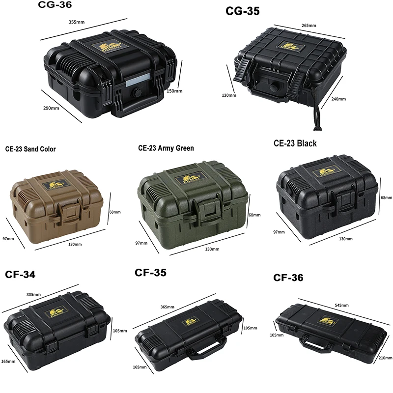 ZIYOUHU Equipment Safety Protective Box Night Vision Riflescope Thermal Imaging Device Tactical Case Different Sized Optional | Спорт и