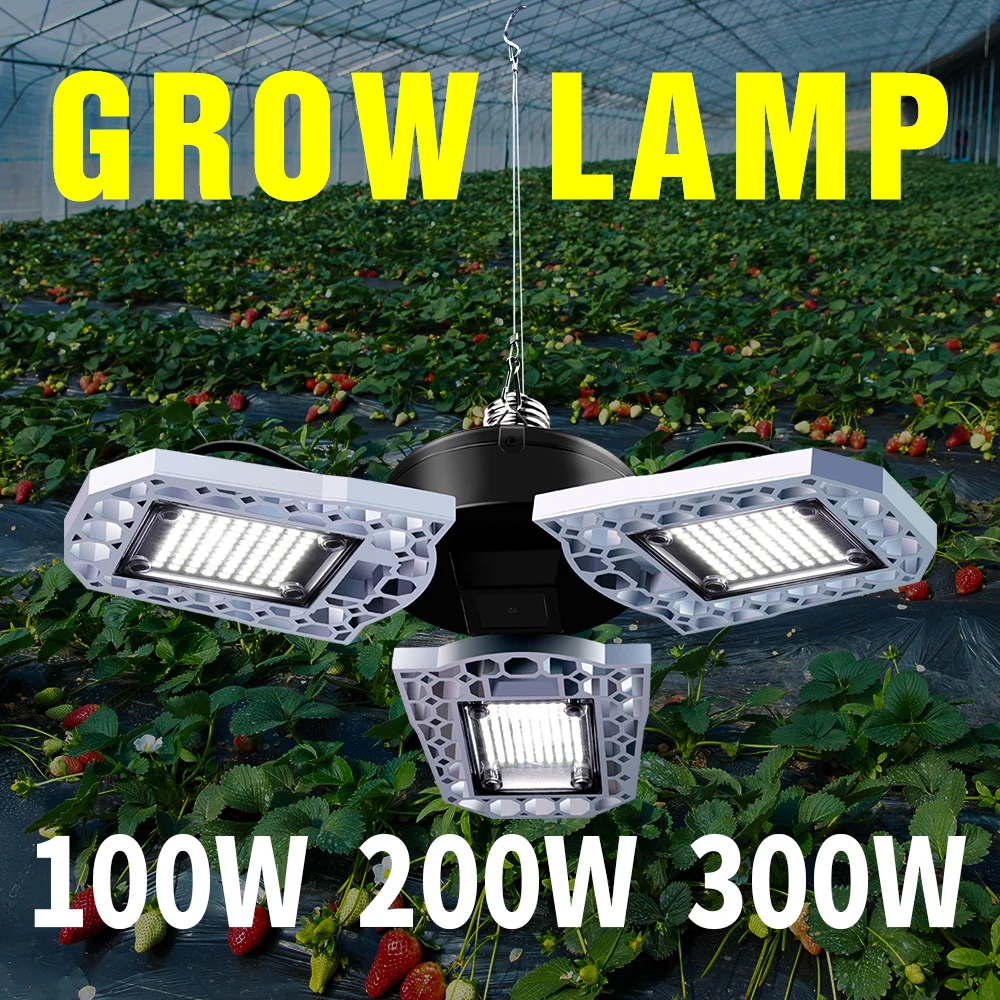 

100-277V Full Spectrum Phyto Lamp Led E27 Plant Growth Light E26 Plants Grow Bulb Greenhouses Semillas De Plantas 100W 200W 300W
