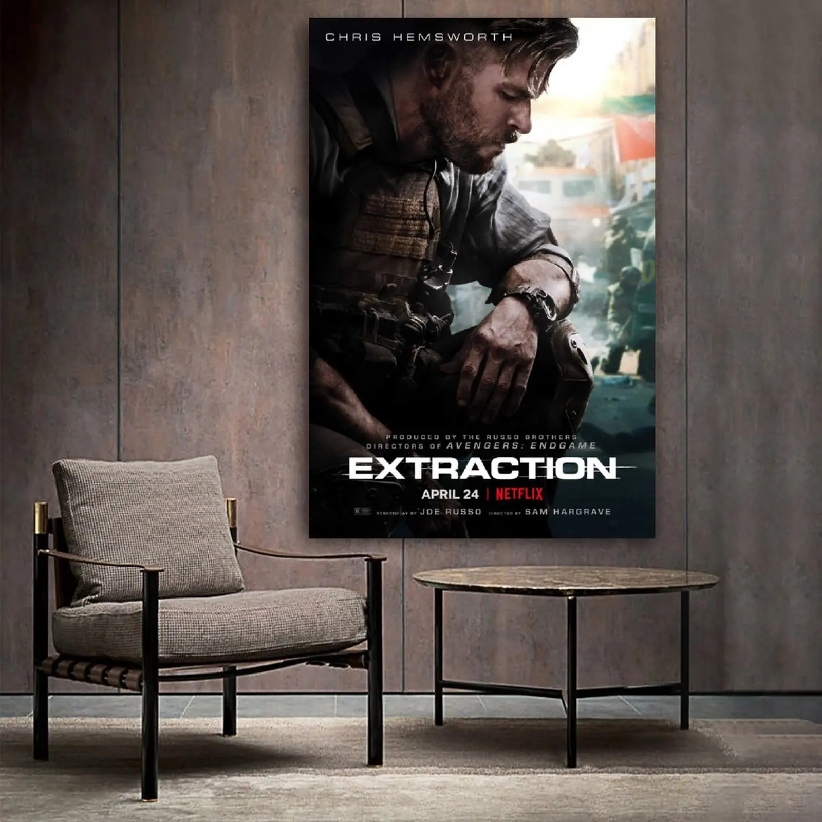 

Extraction Movie & TV Poster Decorative Painting Canvas Wall Art Living Room Posters Bedroom Painting
