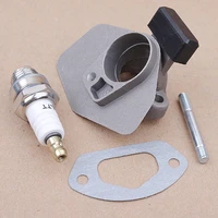 carburetor bracket base adaptor intake mainfold gakset kit for chinese chainsaw 5200 52cc 5800 58cc 4500 45cc replace spare part