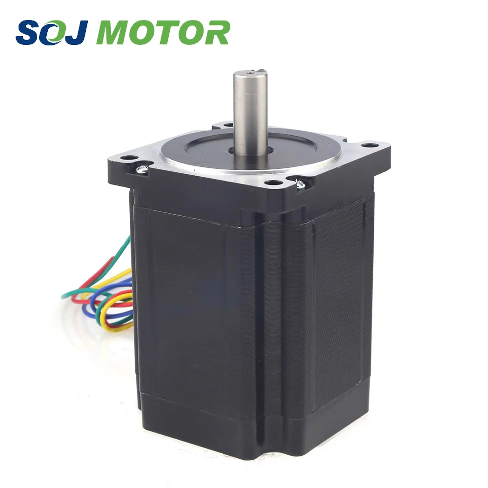 

2022 New Sojmotor High Torque 65kgcm 6.5n.m Nema 34 Stepper Motor S86bygh98 Lead 14mm Shaft Diameter 5.0a Stepping Forcnc Kit Me