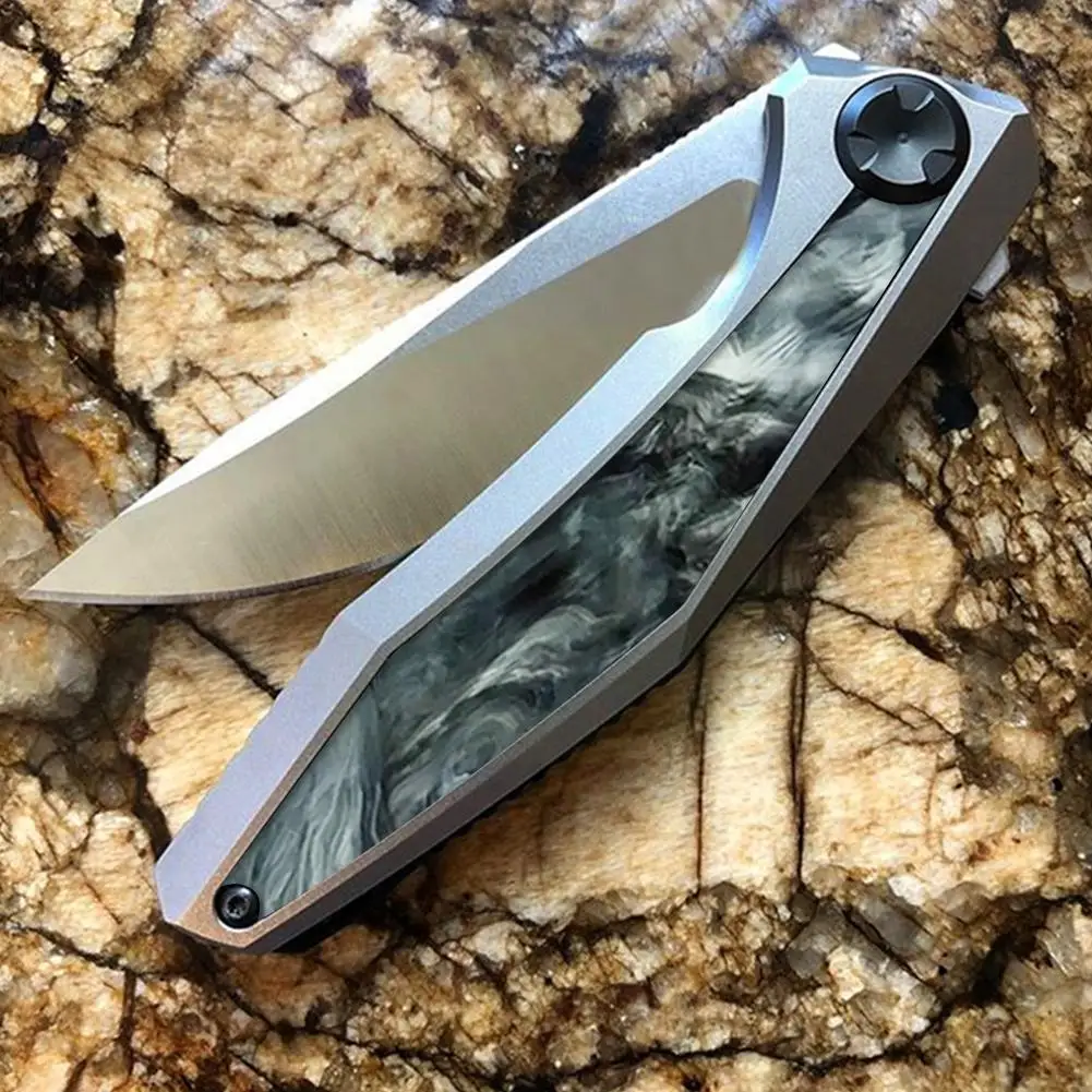 Акриловый материал для ручки ножа 1 шт. мраморный нож сделай сам материалы