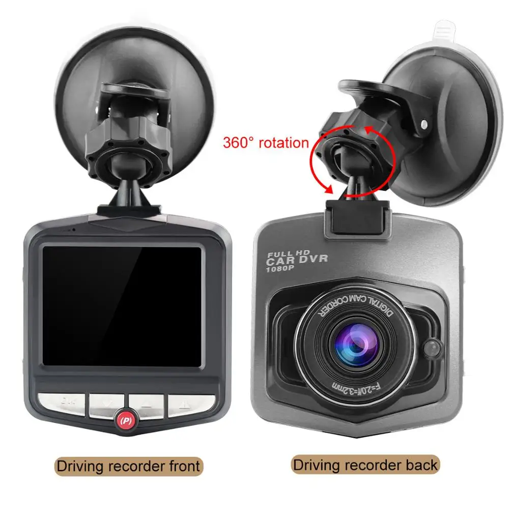 Новый GT300 Dash камера Мини Автомобильный DVR Dashcam Full HD 1080P цифровой видео регистратор
