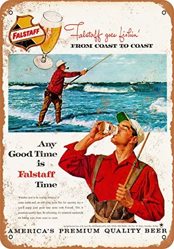

Metal Sign - Falstaff Beer - Vintage Look 2
