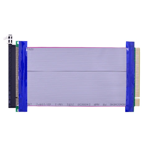 Удлинительный кабель CHIPAL PCI-E 16X/16X, гибкий ленточный удлинитель PCIe X16, адаптер для видеокарты